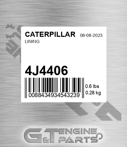 4J4406 Lining