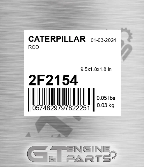 2F2154 Rod for CATERPILLAR