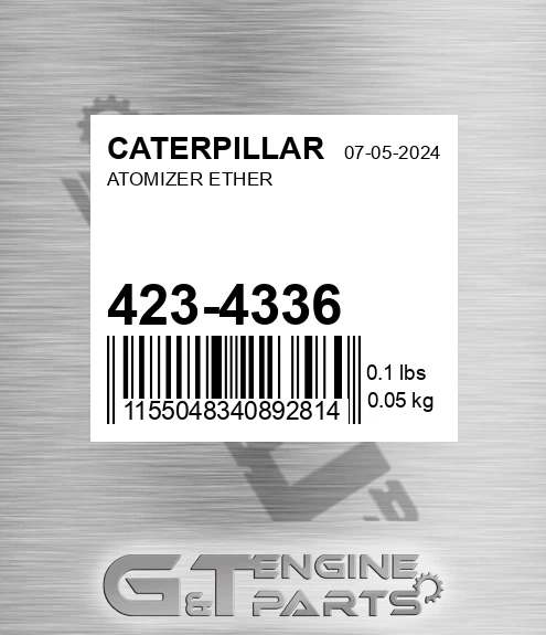 423-4336 Atomizer Ether