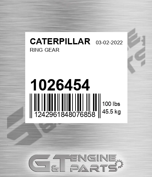 102-6454 Ring Gear for CATERPILLAR