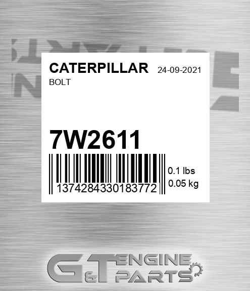 7W-2611 Bolt for CATERPILLAR