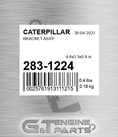 283-1224 Bracket Assy for CATERPILLAR