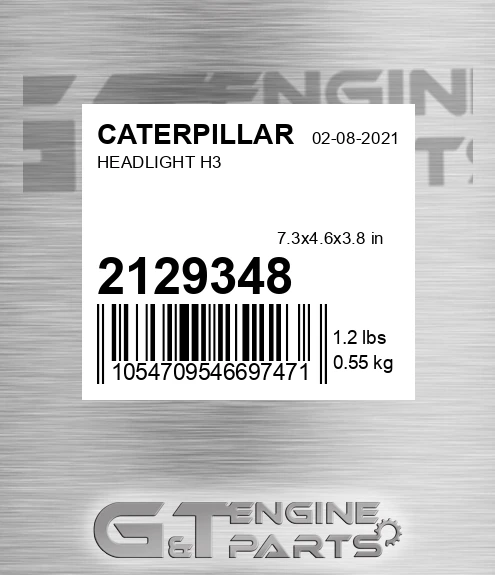 212-9348 Headlight H3 for CATERPILLAR