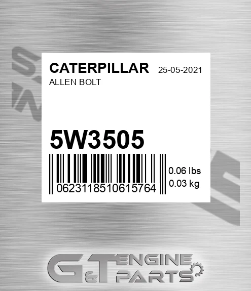 5W-3505 Allen Bolt for CATERPILLAR
