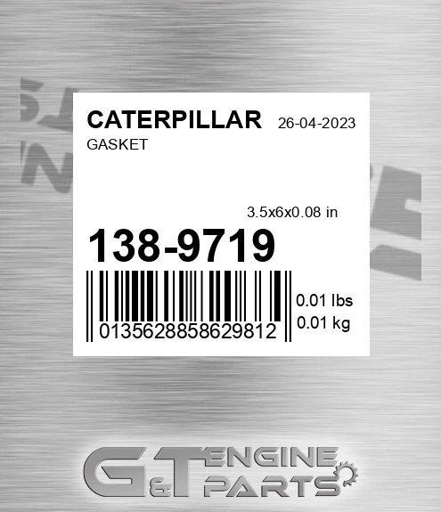 138-9719 Gasket for CATERPILLAR