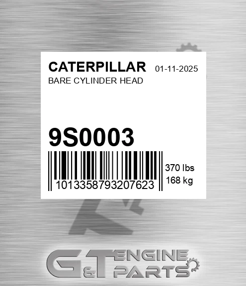 9S-0003 CATERPILLAR Bare Cylinder Head
