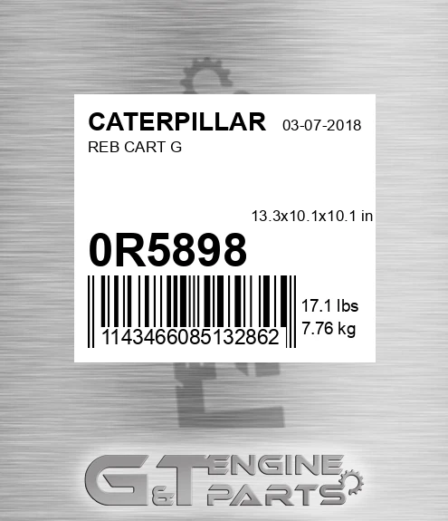 0R5898 Reb Cart G