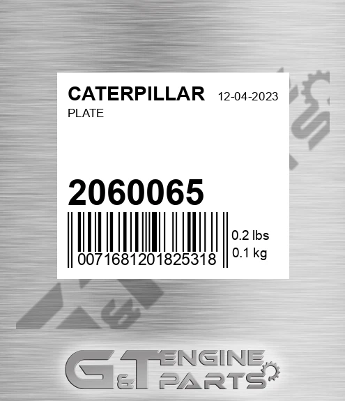 2060065 Plate
