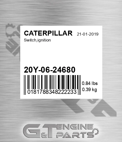 20Y0624680 Switch,ignition for CATERPILLAR