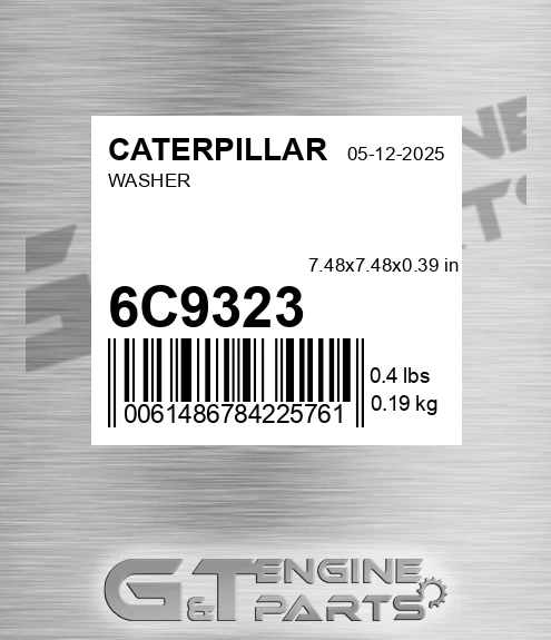 6C9323 Washer for CATERPILLAR