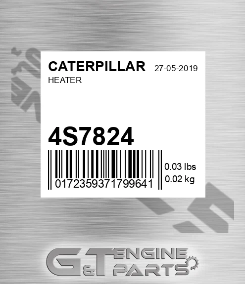 4S-7824 Heater for CATERPILLAR