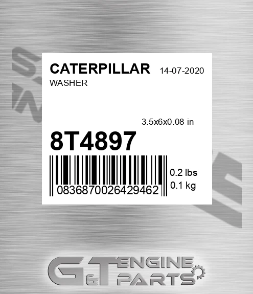 8T4897 Washer