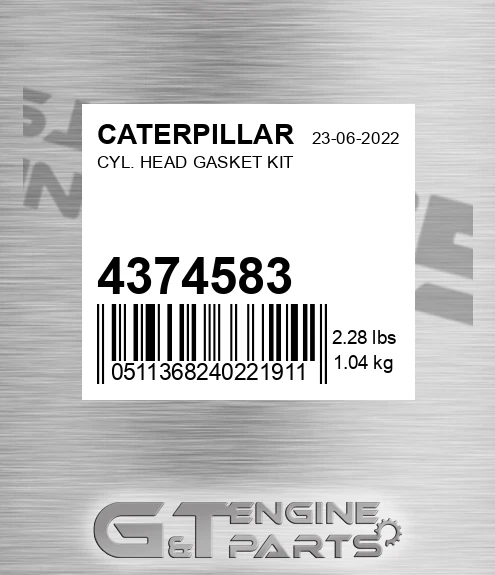 437-4583 Cyl. Head Gasket Kit