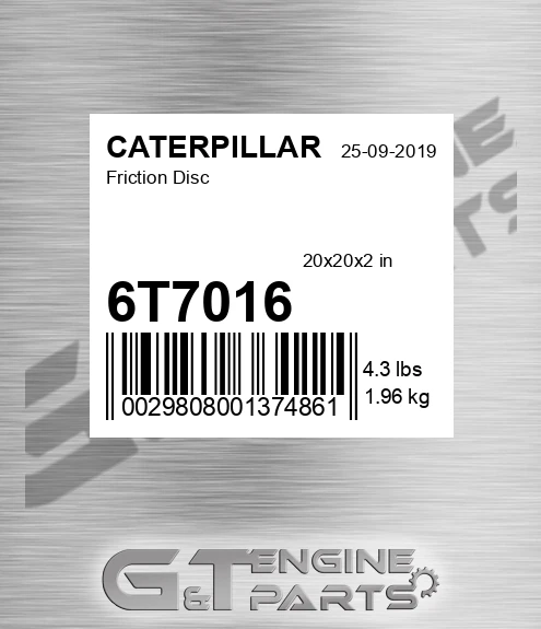 6T-7016 Friction Disc for CATERPILLAR