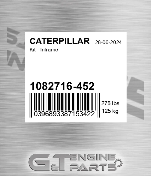 1082716-452 Kit - Inframe for CATERPILLAR