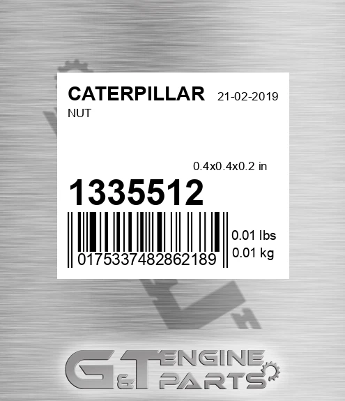 133-5512 Nut for CATERPILLAR