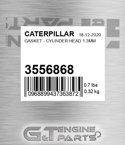 355-6868 Gasket - Cylinder Head 1.3mm for CATERPILLAR