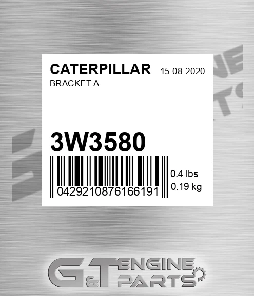 3W3580 Bracket A