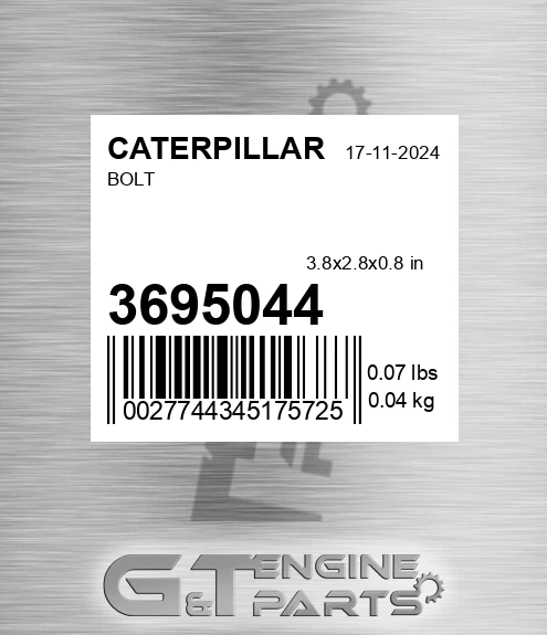 369-5044 Bolt