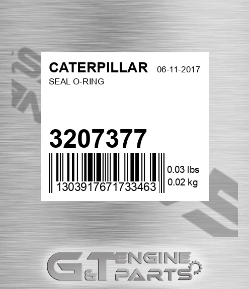 320-7377 Seal O-ring for CATERPILLAR