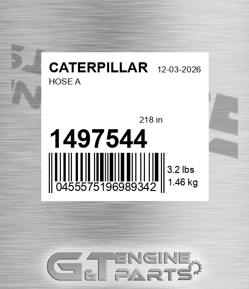 1497544 Hose A for CATERPILLAR