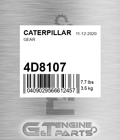 4D8107 Gear