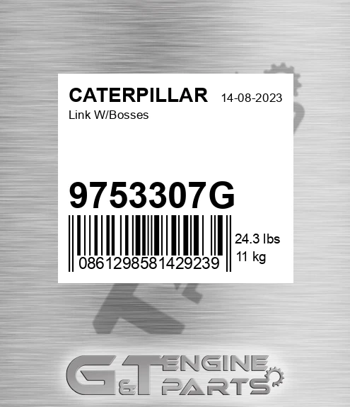 9753307G Link W/bosses for CATERPILLAR