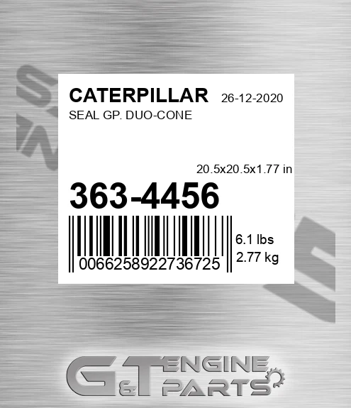 363-4456 Seal Gp. Duo-cone