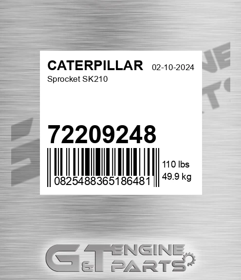 72209248 Sprocket Sk210 for CATERPILLAR