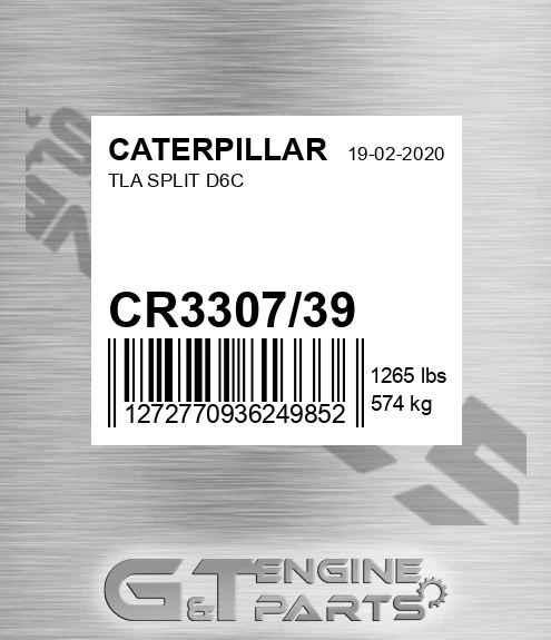 CR3307/39 Tla Split D6c
