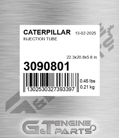 309-0801 Injection Tube