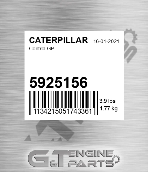5925156 Control Gp for CATERPILLAR