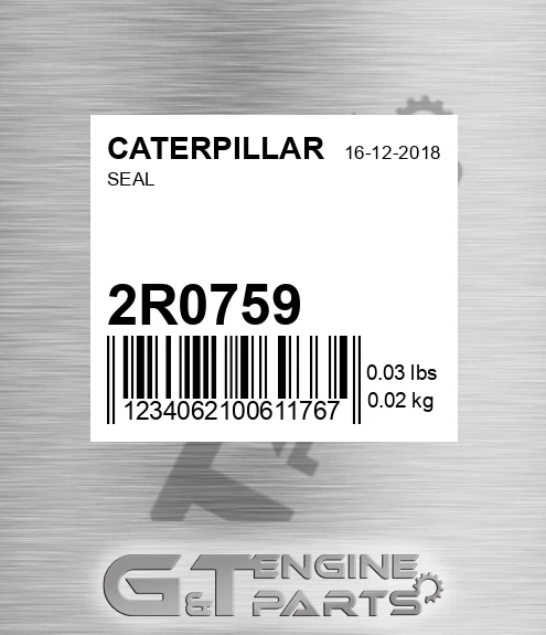 2R-0759 Seal for CATERPILLAR