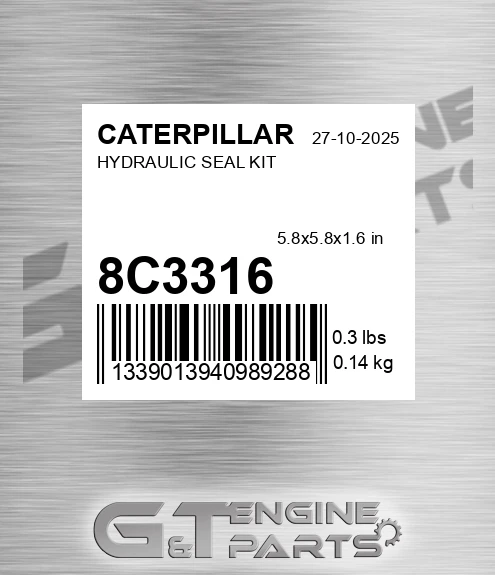 8C-3316 Hydraulic Seal Kit for CATERPILLAR