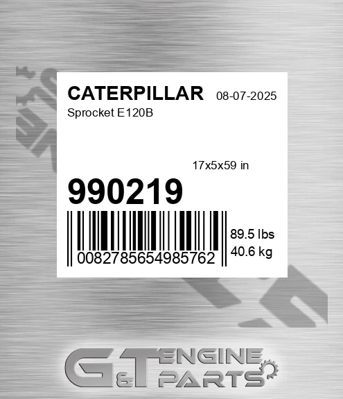 990219 Sprocket E120b for CATERPILLAR