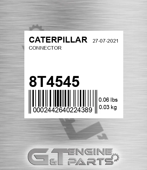 8T-4545 Connector for CATERPILLAR