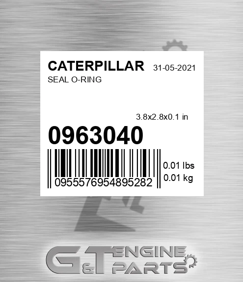 096-3040 Seal O-ring for CATERPILLAR