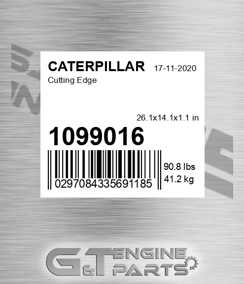 1099016 Cutting Edge for CATERPILLAR