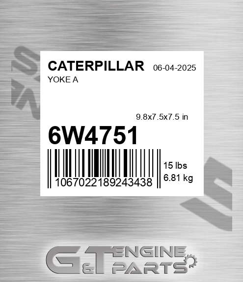 6W4751 Yoke A for CATERPILLAR