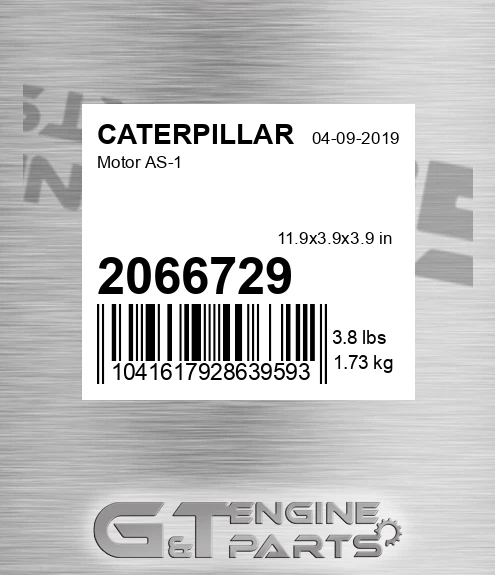 2066729 Motor As-1 for CATERPILLAR