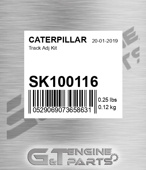 SK100116 Track Adj Kit for CATERPILLAR