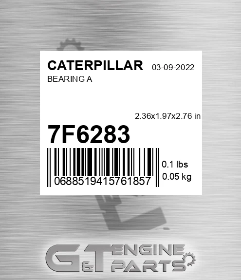 7F6283 Bearing A
