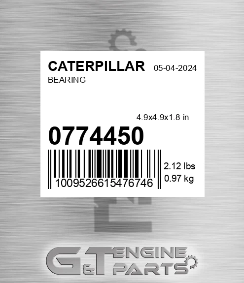 077-4450 Bearing for CATERPILLAR