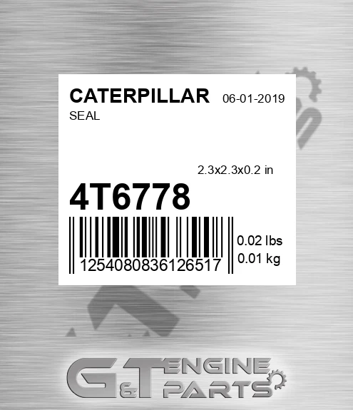 4T-6778 Seal for CATERPILLAR