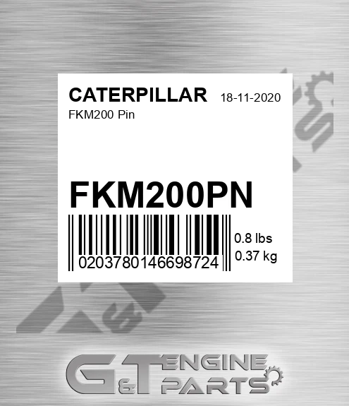 FKM200PN Fkm200 Pin for CATERPILLAR