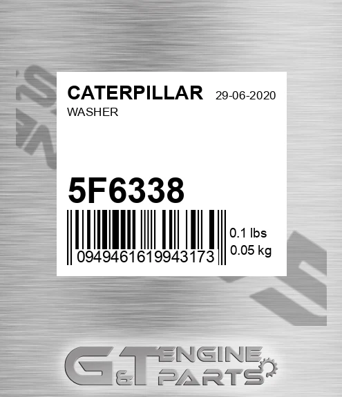 5F6338 Washer
