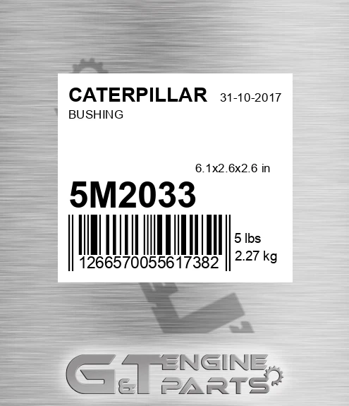 5M2033 Bushing for CATERPILLAR