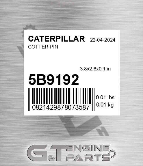 5B9192 Cotter Pin