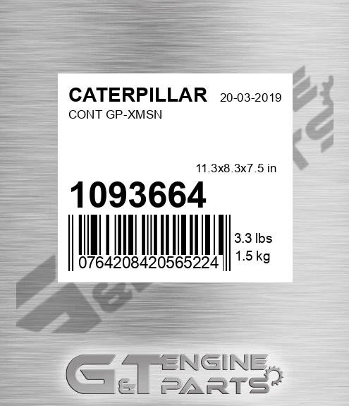 1093664 Cont Gp-xmsn