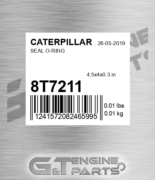 8T-7211 Seal O-ring for CATERPILLAR